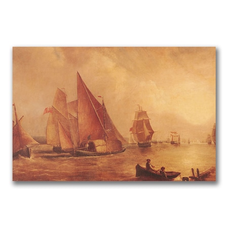 Joseph Turner 'Estuary Of The Thames' Canvas Art,30x47